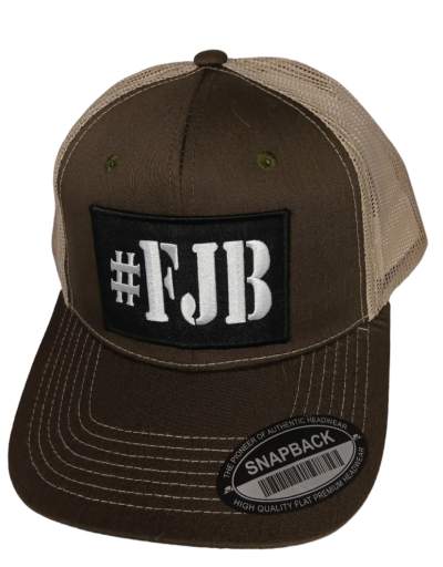 *#FJB Mesh Snapback Trucker Style HAT Khaki
